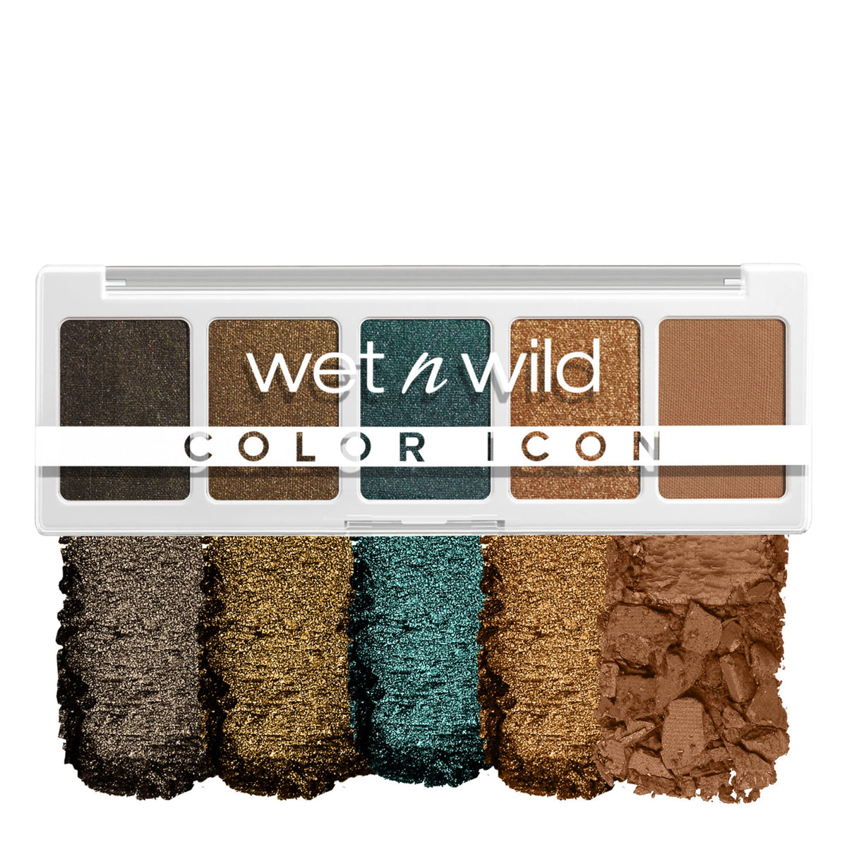 wet n wild Color Icon Eyeshadow Makeup 5 Pan Palette, Matte, Shimmer, Metallic, Long Wearing, Rich Buttery Pigment, Cruelty Free - Walking On Eggshells