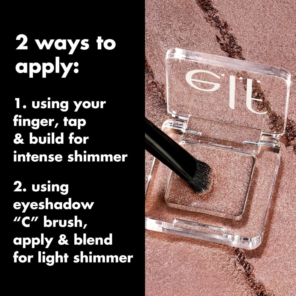 e.l.f. Fine As Fleck Glitter Eyeshadow, White Hot